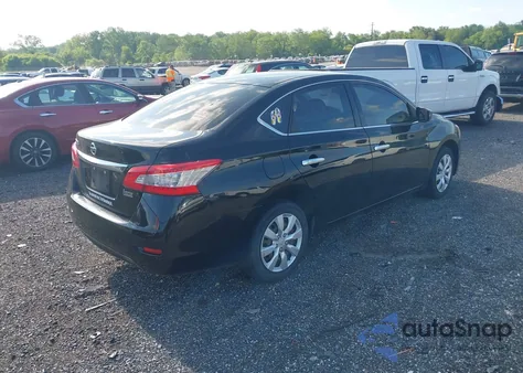 2015 Nissan Sentra S z USA, uszkodzony, nr VIN 3N1AB7AP8FY288953